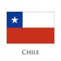 Chile flag logo Iron On Transfer