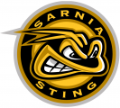 Sarnia Sting 2014 15-2018 19 Primary Logo Print Decal