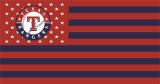 Texas Rangers Flag001 logo Print Decal