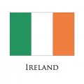 Ireland flag logo Iron On Transfer