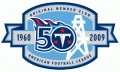 Tennessee Titans 2009 Anniversary Logo Iron On Transfer