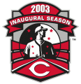 Cincinnati Reds 2003 Stadium Logo Print Decal