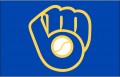 Milwaukee Brewers 2006-2019 Cap Logo Print Decal