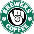 Milwaukee Brewers Starbucks Coffee Logo Print Decal