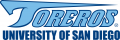 San Diego Toreros 2005-Pres Wordmark Logo 04 Print Decal