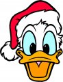 Donald Duck Logo 46 Iron On Transfer