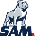 Samford Bulldogs 2016-Pres Secondary Logo Print Decal