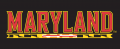 Maryland Terrapins 1997-Pres Wordmark Logo 11 Print Decal