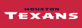 Houston Texans 2002-Pres Wordmark Logo Print Decal