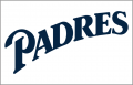 San Diego Padres 1999-2003 Jersey Logo Print Decal