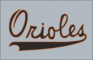 Baltimore Orioles 1954 Jersey Logo 01 Print Decal