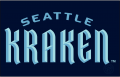 Seattle Kraken 2021 22-Pres Wordmark Logo 02 Print Decal