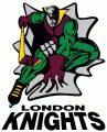 London Knights 1994 95-2001 02 Primary Logo Print Decal