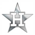 Houston Astros Silver Logo Iron On Transfer