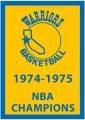 Golden State Warriors 1974-1975 Championship Banner Iron On Transfer