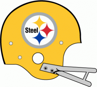 Pittsburgh Steelers 1962 Helmet Logo Print Decal