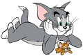 Tom and Jerry Logo 20 Print Decal