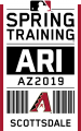 Arizona Diamondbacks 2019 Event Logo Print Decal