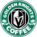 Vegas Golden Knights Starbucks Coffee Logo Iron On Transfer