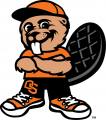 Oregon State Beavers 2007-Pres Mascot Logo Print Decal