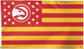 Atlanta Hawks Flag logo Iron On Transfer