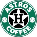 Houston Astros Starbucks Coffee Logo Iron On Transfer