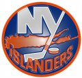 New York Islanders Plastic Effect Logo Print Decal