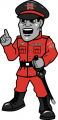 Nicholls State Colonels 2000-2004 Mascot Logo 02 Print Decal