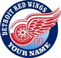 Detroit Red Wings Customized Logo Print Decal