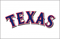 Texas Rangers 2009-2013 Jersey Logo 02 Print Decal