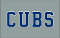Chicago Cubs 2014-Pres Jersey Logo Print Decal