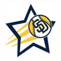San Diego Padres Baseball Goal Star logo Iron On Transfer