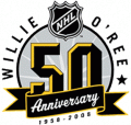 National Hockey League 2007 Anniversary Logo Print Decal