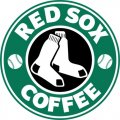 Boston Red Sox Starbucks Coffee Logo Iron On Transfer