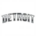 Detroit Pistons Silver Logo Iron On Transfer