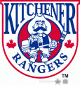 Kitchener Rangers 1992 93-2000 01 Primary Logo Print Decal