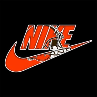 Cleveland Browns Nike logo Iron On Transfer