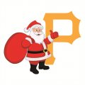 Pittsburgh Pirates Santa Claus Logo Iron On Transfer