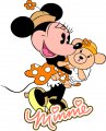 Minnie Mouse Logo 10 Iron On Transfer