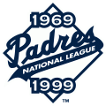 San Diego Padres 1999 Anniversary Logo Print Decal