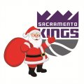 Sacramento Kings Santa Claus Logo Print Decal