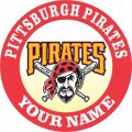 Pittsburgh Pirates Customized Logo Iron On Transfer