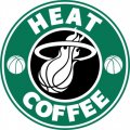 Miami Heat Starbucks Coffee Logo Print Decal