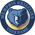 Memphis Grizzlies Customized Logo Iron On Transfer
