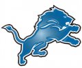Detroit Lions Plastic Effect Logo Iron On Transfer