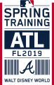 Atlanta Braves 2019 Event Logo Print Decal