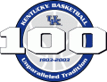 Kentucky Wildcats 2003 Anniversary Logo Print Decal