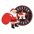 Houston Astros Santa Claus Logo Print Decal