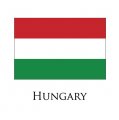 Hungary flag logo Iron On Transfer