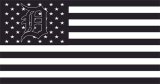 Detroit Tigers Flag001 logo Print Decal
